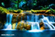 Photoshop�{(di��o)���L(f��ng)����Ƭ��(qi��ng)��(du��)�ȵ��{(l��n)�Sɫ